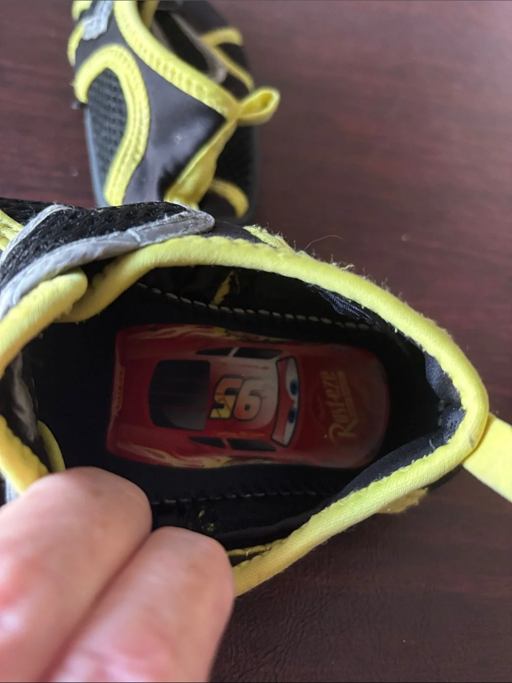 Disney Black and Yellow Lightning McQueen Water Shoes
